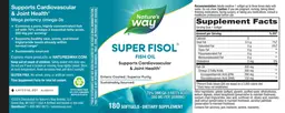 Label for Super Fisol Fish Oil