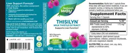 Label for Thisilyn Milk Thistle Extract