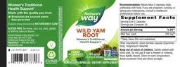 Label for Wild Yam Root 700 mg