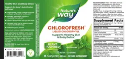 Label for Chlorofresh Liquid Chlorophyll Mint Flavored