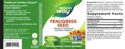 Label for Fenugreek Seed 1,130 mg
