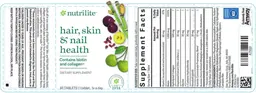 Label for Hair, Skin, & Nail Health