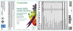 Label for Men's Daily Multivitamin