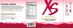 Label for Sports Twist Tubes Fruit Punch