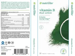 Label for Vitamin B Dual-Action