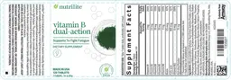 Label for Vitamin B Dual-Action