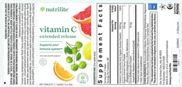 Label for Vitamin C Extended Release