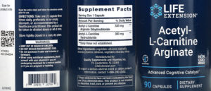 Acetyl-L-Carnitine Arginate