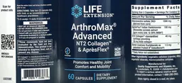 Label for ArthroMax Advanced NT2 Collagen & ApresFlex