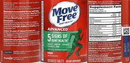 Label for Advanced MSM with Glucosamine