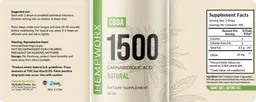 Label for CBDA 1500 Natural