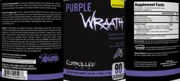 Label for Purple Wraath Juicy Grape