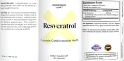 Label for Resvertatrol