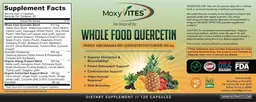 Label for Whole Food Quercetin