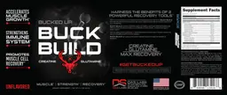 Label for Buck Build Unflavored