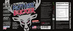 Label for Mother Bucker Rocket Pop
