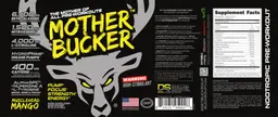 Label for Mother Bucker Musclehead Mango