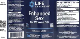 Label for Enhanced Sex for Women 50+