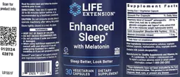 Label for Enhanced Sleep with Melatonin