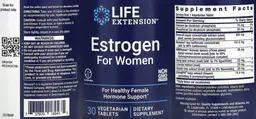 Label for Estrogen for Women