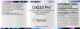 Label for CoQ10 Pro