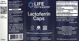 Label for Lactoferrin Caps