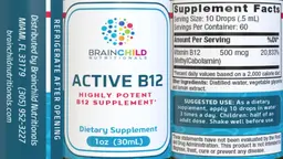 Label for Active B12