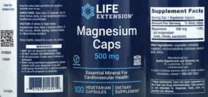 Magnesium Caps 500 mg