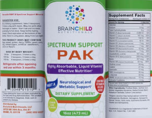 Spectrum Support Pak Part A Lemon Lime F