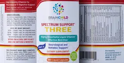 Label for Spectrum Support Three Part A