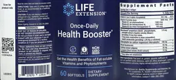 Label for Once-Daily Health Booster