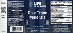 Label for Only Trace Minerals