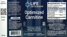 Label for Optimized Carnitine
