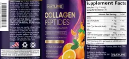 Label for Collagen Peptides Citrus Flavor