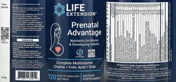 Label for Prenatal Advantage