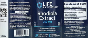Rhodiola Extract 250 mg