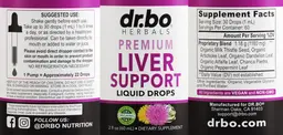 Label for Liver Support Liquid Drops