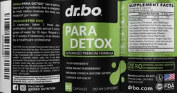 Label for Para Detox