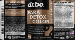 Label for Para Detox Colon