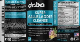 Label for Super Gallbladder Cleanse