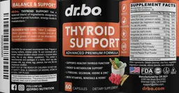 Label for Thyroid Support
