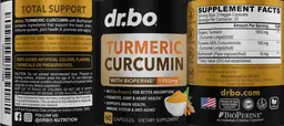 Label for Turmeric Curcumin