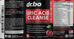 Label for Uric Acid Cleanse