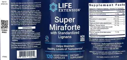 Label for Super Miraforte with Standardized Lignans