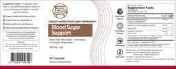 Label for Blood Sugar Support