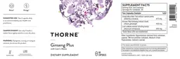 Label for Ginseng Plus