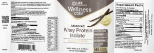Advanced Whey Protein Isolate Vanilla Fl