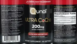 Label for Ultra CoQ10 200 mg