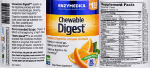 Chewable Digest Orange Flavor