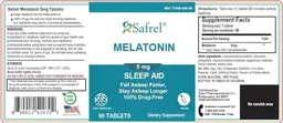 Label for Melatonin 5 mg